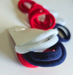 Nylon super stretch hairties