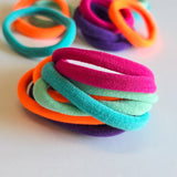 Nylon super stretch hairties