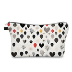 Pouch - Black Red Yellow Heart