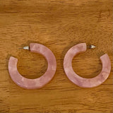 Acrylic Hoop Earrings