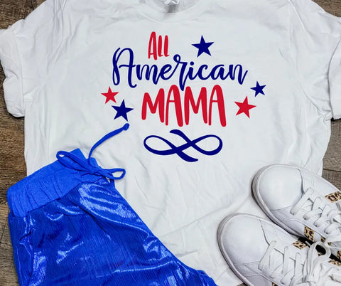 All American Mama Graphic T (S - 3XL)