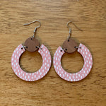 Wooden Hoop Cutout - Polkadot