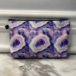 Pouch - Geode Purple