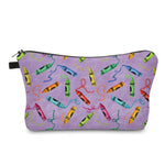 Pouch - Crayons Purple