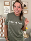 walk by faith | heather military green