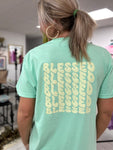 blessed pocket tee | island reef