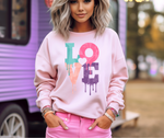 L.O.V.E Graffiti Sweatshirt (S-3X)