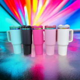 40oz Rainbow plated tumblers