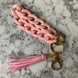 Keychain - Link Bracelet with Tassel