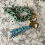 Keychain - Link Bracelet with Tassel