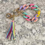 Keychain - Link Bracelet with Tassel