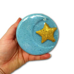 Moon and Star Round Bath Bombs - Oily BlendsMoon and Star Round Bath Bombs